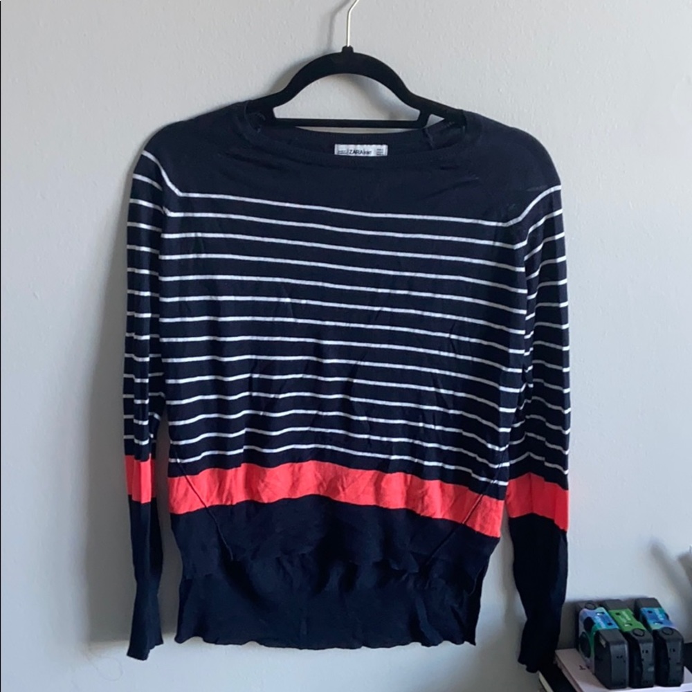 Zara Striped Long Sleeve Shirt
